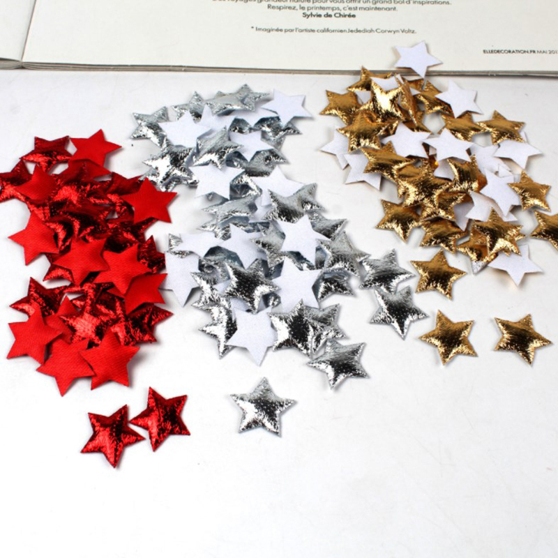 100Pcs Gold/Silver Stars For C - Christmas Craft Embellishment บทวิจารณ์และราคา